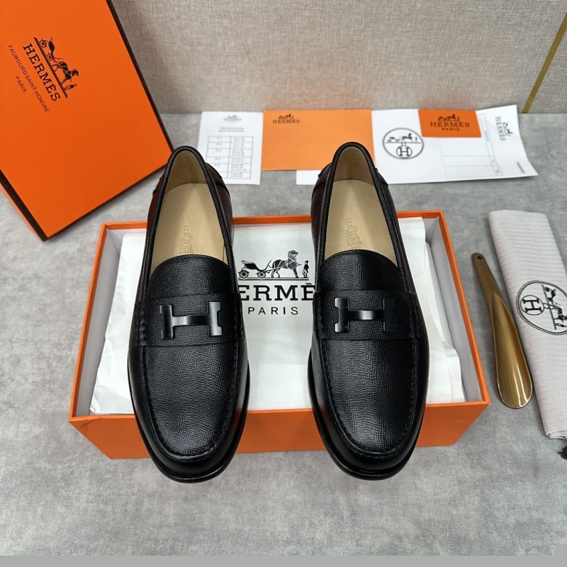 H**mes leather shoes